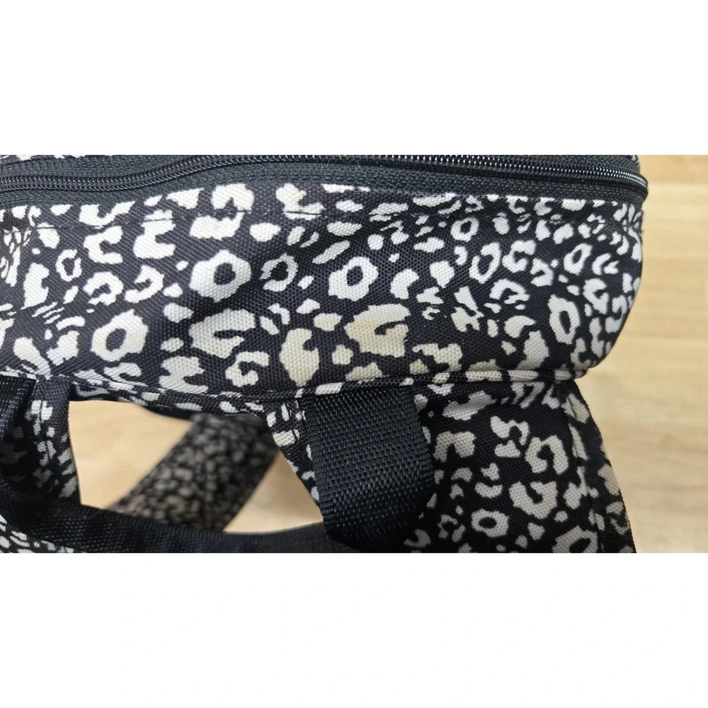 Vera Bradley Medium‎ Backpack Camocat Black/White Leopard Print